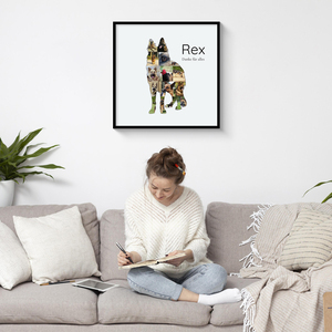 Hunde-Fotocollage "Deutscher Schäferhund" erstellen. Eigene Fotos, Namen und Texte. Hunde-Fotocollage "Deutscher Schäferhund" erstellen. Eigene Fotos, Namen und Texte.