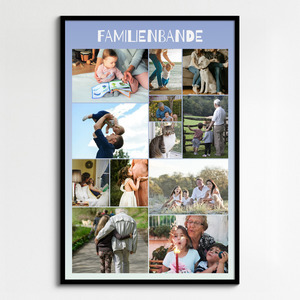 Fotogeschenk „Familienbande“ erstellen. Online Fotocollage, ganz einfach! Fotogeschenk „Familienbande“ erstellen. Online Fotocollage, ganz einfach!