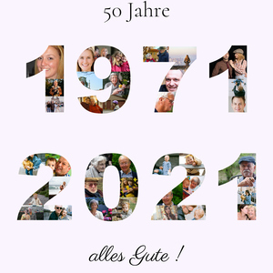 Individuelle Fotogeschenke – Collage mit Jahreszahlen Individuelle Fotogeschenke – Collage mit Jahreszahlen