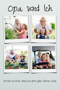 Foto-Poster *OPA & ICH*, personalisiertes Geschenk, Foto-Collage Foto-Poster *OPA & ICH*, personalisiertes Geschenk, Foto-Collage