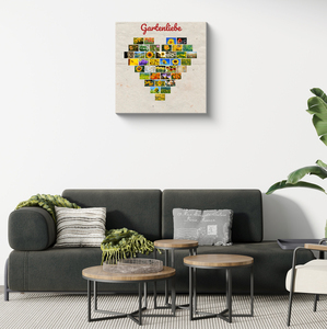 Collage in Herzform – Fotoleinwand für Ihre vier Wände erstellen Collage in Herzform – Fotoleinwand für Ihre vier Wände erstellen