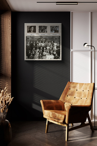 Fotoposter im Retrostil - Collage „Klassenfoto“ als Poster bestellen. Fotoposter im Retrostil - Collage „Klassenfoto“ als Poster bestellen.