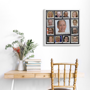 Abschiedsgeschenk zum Ruhestand - Fotocollage selbst erstellen Abschiedsgeschenk zum Ruhestand - Fotocollage selbst erstellen