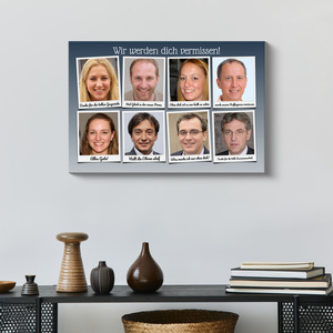 Fotocollage zum Abschied - mit Polaroids und persönlichem Gruß Fotocollage zum Abschied - mit Polaroids und persönlichem Gruß