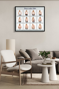 Fotocollage „Dein erstes Jahr“ im Polaroidstil – Poster 50x60cm Fotocollage „Dein erstes Jahr“ im Polaroidstil – Poster 50x60cm