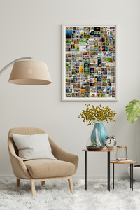 Kunst aus sehr vielen Fotos als kreative Collage. Premium-Druck auf Leinwand, Acryl, Dibond oder Poster Kunst aus sehr vielen Fotos als kreative Collage. Premium-Druck auf Leinwand, Acryl, Dibond oder Poster