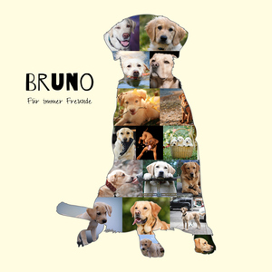 Hunde-Fotocollage "Labrador" erstellen. Eigene Fotos, Namen und Texte. Hunde-Fotocollage "Labrador" erstellen. Eigene Fotos, Namen und Texte.