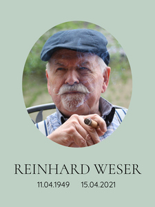 Trauerfoto (ovales Portrait) mit individuellem Text erstellen Trauerfoto (ovales Portrait) mit individuellem Text erstellen