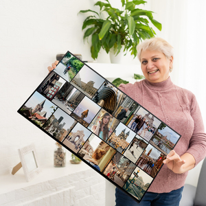 Fotocollage für Ihre Urlaubsfotos – extrabreites Format 100x50cm Fotocollage für Ihre Urlaubsfotos – extrabreites Format 100x50cm