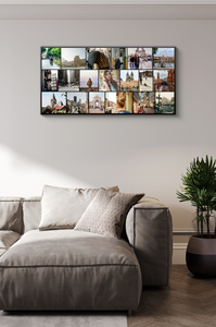 Fotocollage für Ihre Urlaubsfotos – extrabreites Format 100x50cm Fotocollage für Ihre Urlaubsfotos – extrabreites Format 100x50cm