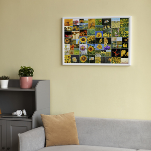 Fotocollage mit 61 Bildern in wilder Anordnung – Poster 50x75cm Fotocollage mit 61 Bildern in wilder Anordnung – Poster 50x75cm